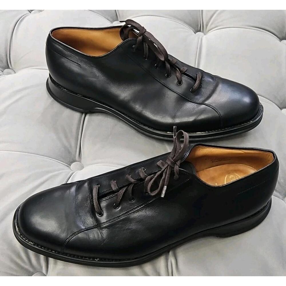 Church's Garsdon 7490 Dark Brown Leather Lace Up Loafers Shoes Mens 41 8 $1,550